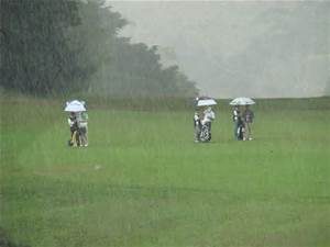 Rain on Golf Course